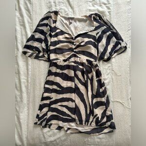 H and M Zebra Dress